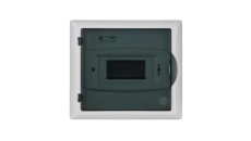 Rozdzielnica modułowa 1x6 p/t ECONOMIC BOX RP 1/6 drzwi transparentne (N+PE) IP40 2511-01