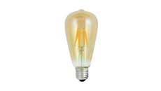 Żarówka LED E27 ST64 4W = 30W 320lm 2200K Ciepła 360 Filament GOLDLUX