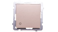 SONATA Przycisk /światło/ szampański złoty ŁP-5R/m/39