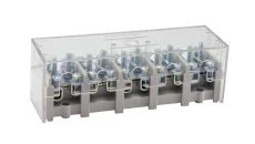 Odgałęźnik instalacyjny 5-segmentowy (zacisk: 5x2x35mm2 - 5x4x16mm2) z pokrywą, LZ 5*35/16 wyk.12P 84036002