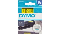 Taśma do drukarek D1 9mm x 7m czarny/żółty S0720730