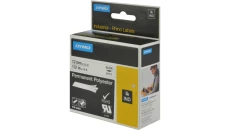 Taśma poliestrowa trwała do drukarek 12mm x 5,5m czarna na białym S0718210 18483