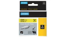 Taśma/rurka termokurczliwa do drukarek 12mm x 1,5m żółta S0718310 18056