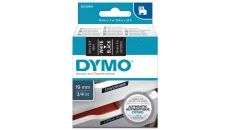 Taśma do drukarek D1 19mm x 7m biały/czarny S0720910