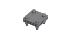 Złącze uniwersalne 3-elem. 60x60 bednarka-bednarka stal ocynkowana ogniowo 214.1.1 OG 21401102