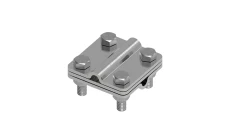 Złącze uniwersalne 3-elem. 60x60 drut8-drut8 stal nierdzewna 214.4.1 NI 21401405