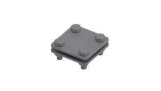 Złącze uniwersalne 2-elem. 60x60 bednarka-bednarka stal ocynkowana ogniowo 214.1 OG 21400102