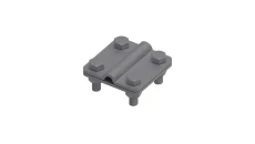 Złącze uniwersalne 2-elem. 60x60 bednarka-drut8 stal ocynkowana ogniowo 214.2 OG 21400202