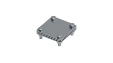 Złącze uniwersalne 3-elem. 80x80 bednarka-bednarka stal ocynkowana galwanicznie 215.1.1 OC 21501101