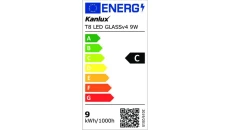 Świetlówka LED T8 G13 602mm GLASSv4 9W-NW 1440lm 4000K barwa neutralna 3 lata Gwar. 33210
