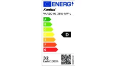 Plafoniera LED VARSO HI 36W-NW-L IP54 3600lm 4000K 26449