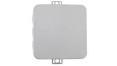 Puszka n/t hermetyczna pusta 85x85x38mm IP54 z dławicą zintegrowaną szara N6 83006002