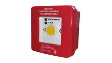 Przycisk ppoż. n/t 4 tory prądowe 12A NC-NC samoczynny diody czerw/ziel 230V AC/230V AC PPWP-6s A/4 904414