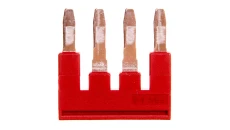 Mostek wtykany 4-biegunowy 6,2mm 32A czerwona FBS 4-6 3030255 /50szt./
