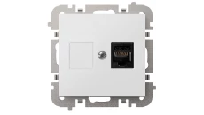 Vestra Gniazdo komputerowe pojedyncze RJ45 bez ramki podtynkowe IP20 biały 3848-10