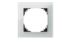 Vestra Ramka pojedyncza szkło IP20 biały 3871-62