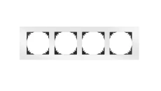 Vestra Ramka poczwórna IP20 biały 3874-00