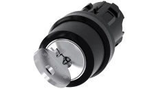 Przełącznik z kluczem 22mm tworzywo 2 poz O-I Ronis nr SB30 klucz w poz O SIRIUS ACT 3SU1000-4BF01-0AA0