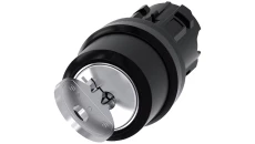 Przełącznik z kluczem 22mm tworzywo 2 poz 0I Ronis nr 455 klucz w poz O SIRIUS ACT 3SU1000-4CC01-0AA0