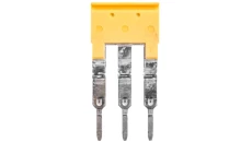 Mostek poprzeczny 3-torowy, raster 5,1mm żółty ZQV 2.5/3 1608870000 /60szt./