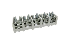 Odgałęźnik instalacyjny 5-torowy (2x35mm² 4x16mm²) LZ5*35/16wyk.12 (bez pokrywy) mocowanie do podłoża, szary 84026002