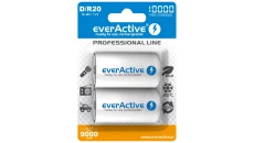 Akumulator Ni-MH R20 D 10000mAh 1,2V Ready to Use ( R2U ) Professional Line everActive BLISTER 2szt.