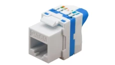 Samozaciskowy Moduł Keystone RJ45 Kat.6A U/UTP Techly