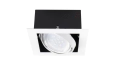 Oprawa downlight 25W GU10 220-240V AC IP20 MATEO ES DLP-150-W biała 32931