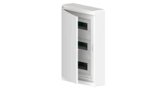 Rozdzielnica modułowa Elegant 3x12 natynkowa IP40 N+PE drzwi białe 2445-00