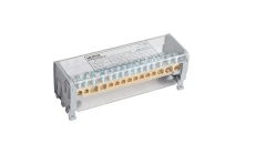 Blok dystrybucyjno-rozdzielczy MOBLOCK 2P 1000V 125A -15 2x35 + 2x25 + 11x6mm² TS35 MAB2126A18