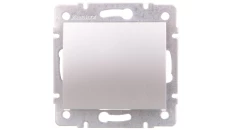 LOGI Łącznik jednobiegunowy śrubowy 10AX 250V srebrny 021000143 25184