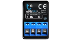 Blebox wLightBoxS - Inteligentny ściemniacz do taśm LED-owych 12-24V. 5A, 120W, dopuszkowy, sterowany smartfonem [Wi-Fi]