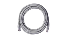 Kabel krosowy patchcord U/UTP kat.5e CCA szary 5m S9125