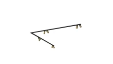 Listwa sufitowa 90 2x200cm MONO CORNER VIII 2x200 SOLID BRASS 7757 Nowodvorski Lighting