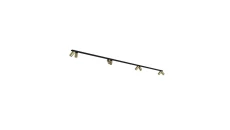 Listwa sufitowa 400cm MONO VIII 2x200 SOLID BRASS 7756 Nowodvorski Lighting