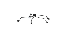Lampa sufitowa joker black 5xGU10 MLP1341