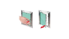 Klapa rewizyjna aluminiowa 250x400x12,5mm KRAL9