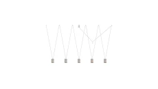 Lampa wisząca MORE TONE WHITE/GOLD V 7821 Nowodvorski Lighting