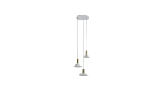 Lampa wisząca HERMANOS III WHITE/SOLID BRASS 8031 Nowodvorski Lighting
