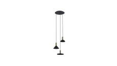 Lampa wisząca HERMANOS III BLACK/SOLID BRASS 8030 Nowodvorski Lighting