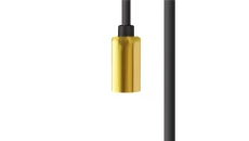 PRZEWÓD Z OPRAWKĄ 250CM CAMELEON CABLE G9 2,5 M BLACK/BRASS 8621 Nowodvorski