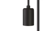 Przewód z oprawką czarny 700cm CAMELEON CABLE E27 7M BLACK 8663 Nowodvorski