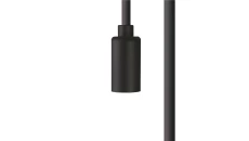 Przewód z oprawką 500cm CAMELEON CABLE G9 5 M BLACK 8626 Nowodvorski
