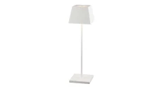 Lampa ogrodowa bezprzewodowa na stół USB MAHE LED WHITE 8397 Nowodvorski