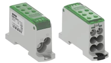 Blok dystrybucyjny - rozdzielczy OJL135A zielony AL/CU we:1x2,5-35mm2 /1x2,5-10mm2 wy: 4x2,5-16mm2/2x2,5-10mm2 1000V MAB1135G10