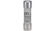 Wkladka bezpiecznikowa cylindryczna PV 10x38mm 12A gPV 1000V DC CH10 002625077