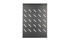 Półka 19, 472x352mm, mocowana punktowo, do szaf o głębokości 600mm Extralink 1U 350mm Czarna