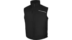 Kamizelka z poliestru pongee powlekanego PVC FIDJI3, kolor: czarny, rozmiar: XL / FIDJ3NOXG