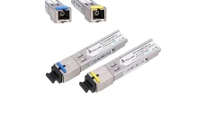 Moduł SFP WDM 1,25Gbps, 1310/1550nm, single mode, 3km, SC, DOM, para Extralink SFP 1.25G