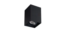 Oprawa nasufitowa punktowa natynkowa max 10W GU10 IP20 Ikl. GORD XS DLP-50-B czarny 25476